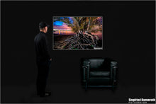 Laden Sie das Bild in den Galerie-Viewer, WANDBILD - Am Rhein 90 x 60 mit Rahmen