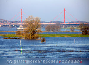 Hochwasser am Rhein – Foto: Siegfried Dammrath